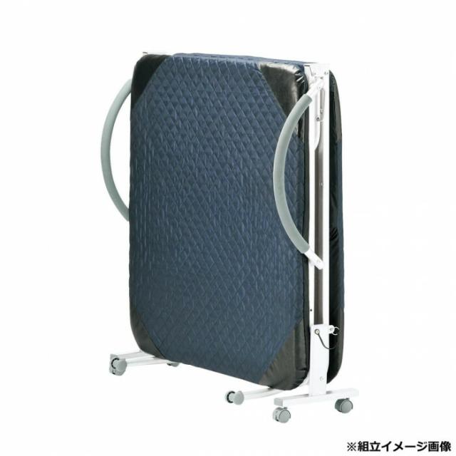 弘益(KOEKI) UTILITY 折り畳みベッド ネイビー FBDS90NV 【北海道・沖縄・離島配送不可】_2