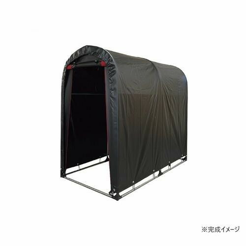 南榮工業 サイクルハウス 2台用(BK) ブラック 【北海道・沖縄・離島配送不可】
