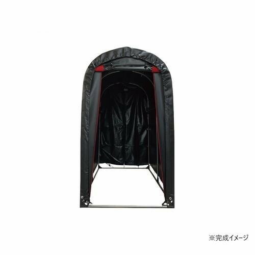 南榮工業 サイクルハウス 2台用(BK) ブラック 【北海道・沖縄・離島配送不可】