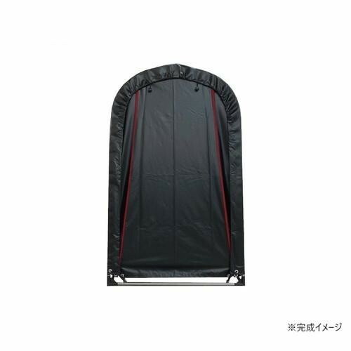 南榮工業 サイクルハウス 2台用(BK) ブラック 【北海道・沖縄・離島配送不可】