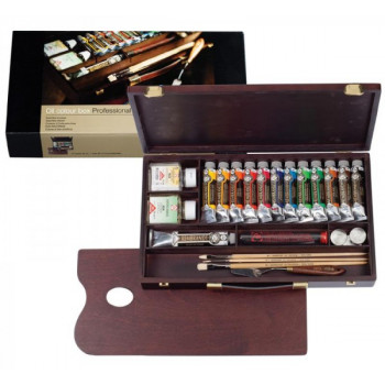 REMBRANDT　レンブラント油絵具　ラグジュアリーボックス13色セット　T0184-0003　410855 【北海道・沖縄・離島配送不可】