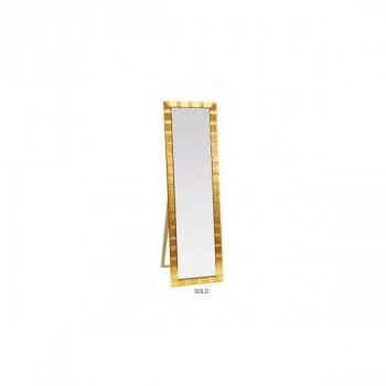 （新）HJ（Hand made in Japan）ミラー（4尺スタンド付）飛散防止付　GOLD・10656 【北海道・沖縄・離島配送不可】