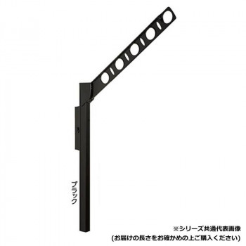 DRY・WAVE　腰壁用可動式物干金物　アーム長さ450mm　SF45　ブラック 【北海道・沖縄・離島配送不可】