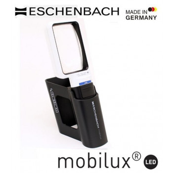 エッシェンバッハ　mobiluxLED+mobase　LEDワイドライトルーペ＆専用スタンド　50×75mm(3.5倍)　1511-3M 【北海道・沖縄・離島配送不可】