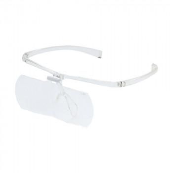 メガネルーペII HF-60DE 1.6倍＆2.0倍セット クリア 074029 【北海道・沖縄・離島配送不可】