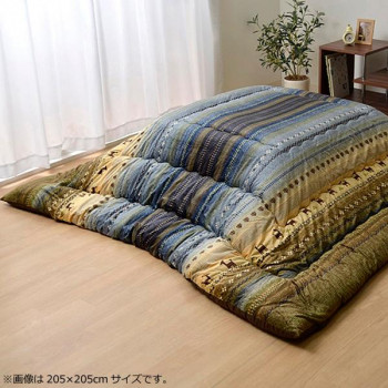 こたつ掛け布団 『ラディ』 グリーン 約205×205cm 5185119 【北海道・沖縄・離島配送不可】