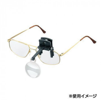 エッシェンバッハ　ラボ・クリップ　眼鏡にはさむクリップタイプの作業用ルーペ　(4.0倍)　1646-40 【北海道・沖縄・離島配送不可】