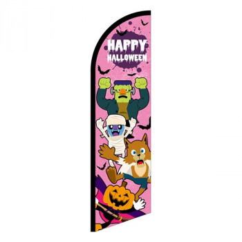 セイルバナー 大 HAPPY HALLOWEEN キャラ桃 40129 【北海道・沖縄・離島配送不可】