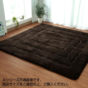 大判ふっくら敷きカーペット 大判 『大判ドーク』 ブラウン 約220×300cm 5996959 【北海道・沖縄・離島配送不可】