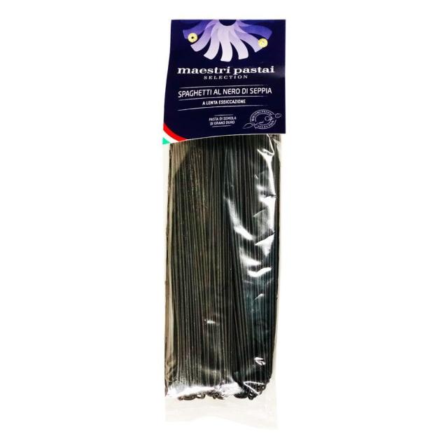 ボーアンドボン マエストゥリパスタ ネーロ(イカスミ)スパゲッティ 500g×12袋 【北海道・沖縄・離島配送不可】