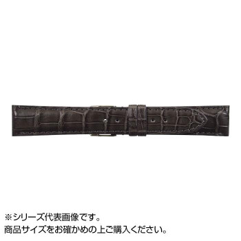 MIMOSA(ミモザ) 時計バンド クロコマット 19mm グレー (美錠:銀) WRM-GR19 【北海道・沖縄・離島配送不可】