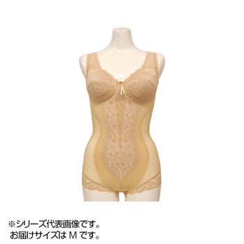 TAMURA Yauco シルキーボディシェイプ ボディスーツ YTN04 フラックスベージュ M 【北海道・沖縄・離島配送不可】