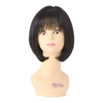 プリシラ ミセスオールウィッグ ネオクラシックボブ A-115 TCK:耐熱ショコラブラック 【北海道・沖縄・離島配送不可】