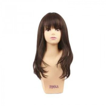 ★プリシラ オールウィッグ フレイウェーブセミディ A-706 TDC耐熱ダークココア 【北海道・沖縄・離島配送不可】