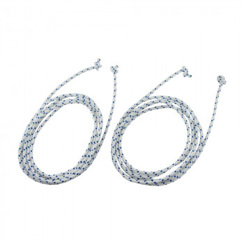 鵜沢ネット ダブルダッチ・ダブルス用・スクールパック 10本1組 8mm×4.2m・ポリエステル 15411 【北海道・沖縄・離島配送不可】