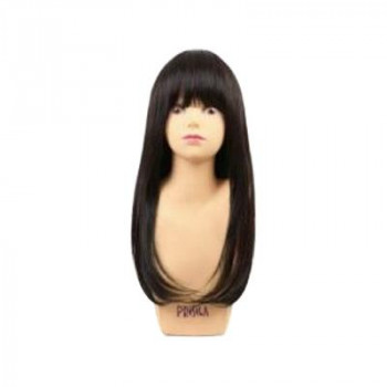 ガーリッシュストレートミディ A-708 耐熱 TCK ショコラブラック 【北海道・沖縄・離島配送不可】