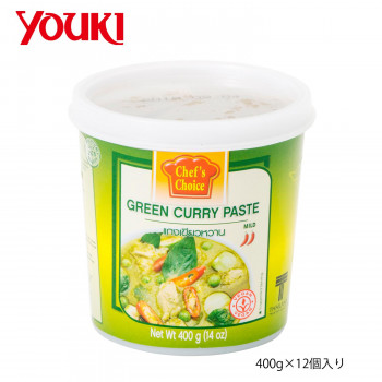 YOUKI ユウキ食品 シェフズチョイス グリーンカレーペースト 400g×12個入り 212288 【北海道・沖縄・離島配送不可】