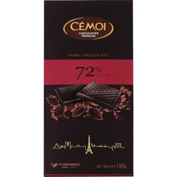 セモア　72％ダークチョコ　100g　17セット　001007 【北海道・沖縄・離島配送不可】