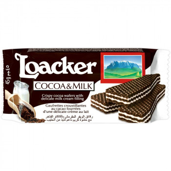 ロアカー　クラシック　ココア＆ミルク　45ｇ　144セット 【北海道・沖縄・離島配送不可】