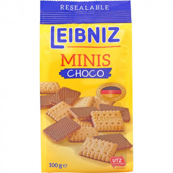 バールセン　ビスケット　ライプニッツ　ミニーズチョコ　100g　24セット 【北海道・沖縄・離島配送不可】