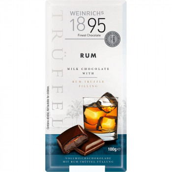 ワインリッヒ　ラム　チョコレート　100g　120セット 【北海道・沖縄・離島配送不可】