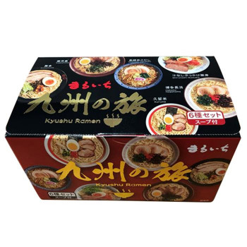 まるいち 九州の旅ラーメン 6食詰め合わせ×18入 Z4130 【北海道・沖縄・離島配送不可】