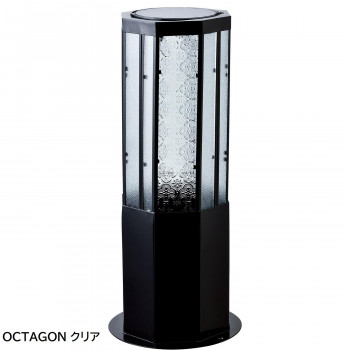 セトクラフト ソーラーポール OCTAGON クリア SI-4002 【北海道・沖縄・離島配送不可】