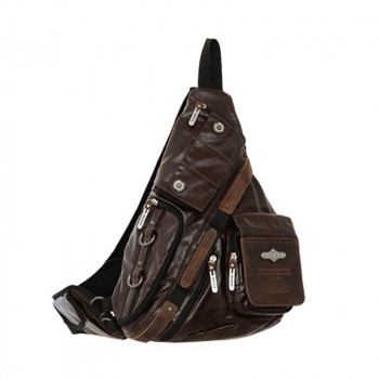 DEVICE(デバイス) gear トライアングルボディバッグ ダークブラウン DBH40098 【北海道・沖縄・離島配送不可】