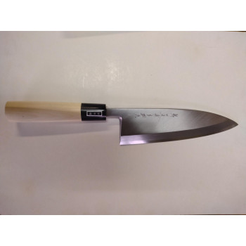 日本製　堺の包丁　堺一文字吉国作 白二鋼 出刃　包丁210mm 【北海道・沖縄・離島配送不可】