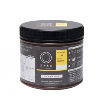 桂屋ファイングッズ　みやこ染　コールダイホット 300g 5イエロー 【北海道・沖縄・離島配送不可】