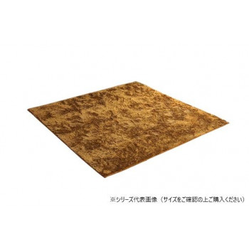 ラグ 制菌加工 約1.5畳 約130×185cm ホットカーペット対応 オレンジ 3986349 【北海道・沖縄・離島配送不可】