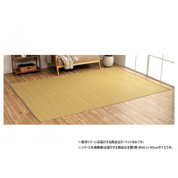日本製 ダイニングラグ 除菌スプレー ベージュ 本間1畳 約95.5×191cm 1090030021502 【北海道・沖縄・離島配送不可】