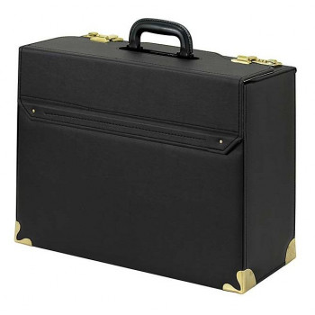 パイロットケース マチ幅広　ブラック　24-0345-10 【北海道・沖縄・離島配送不可】