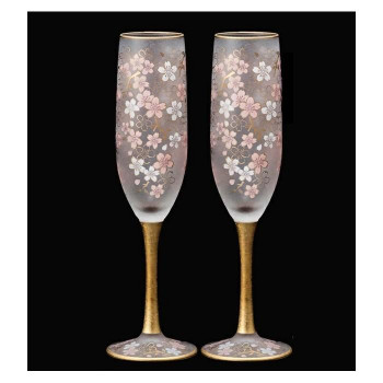 エル・ドラード ペアグラス SAKURA FLUTE PAIR SET S-6109 【北海道・沖縄・離島配送不可】