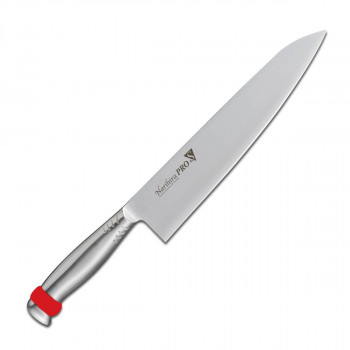 富士カトラリー NarihiraPRO」S」 牛刀 240mm レッド FC-3045RD 【北海道・沖縄・離島配送不可】
