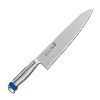 富士カトラリー NarihiraPRO」S」 牛刀 240mm ブルー FC-3065BL 【北海道・沖縄・離島配送不可】