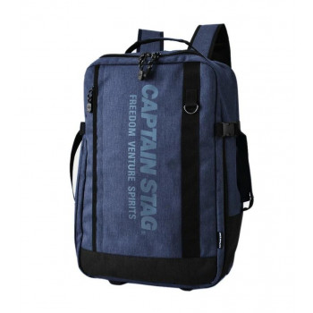 スワン CAPTAIN STAG 杢ポリ リュック式キャリー ネイビー 1254 【北海道・沖縄・離島配送不可】