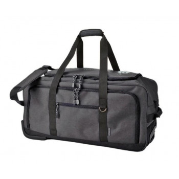 スワン CAPTAIN STAG 杢ポリ ボストンキャリー ブラック 1253 【北海道・沖縄・離島配送不可】