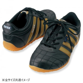 アイトス 51603 セーフティシューズ(4本ライン)(男女兼用) ブラック×カーキ 27.0cm 【北海道・沖縄・離島配送不可】
