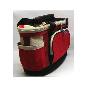 優美社　PT56-00　キャリーオン対応 2WAY ペットキャリー レッド 【北海道・沖縄・離島配送不可】