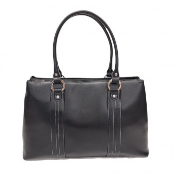 優美社 4W96-001 O.F.S （オーエフエス） トートバッグ ブラック 【北海道・沖縄・離島配送不可】