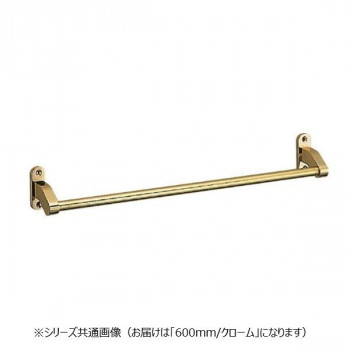 シロクマ フラットタオル掛 600mm クローム BT-40 【北海道・沖縄・離島配送不可】 14,143円