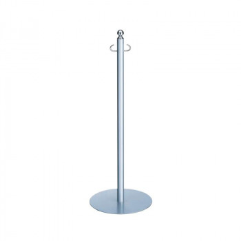 シロクマ フロアパーティションポール クローム/シルバー FPP-0172 【北海道・沖縄・離島配送不可】