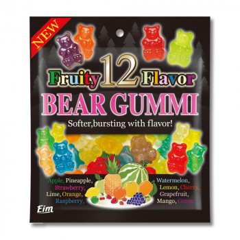 エイム 12フレーバーベアーグミ 24袋　100002111 【北海道・沖縄・離島配送不可】