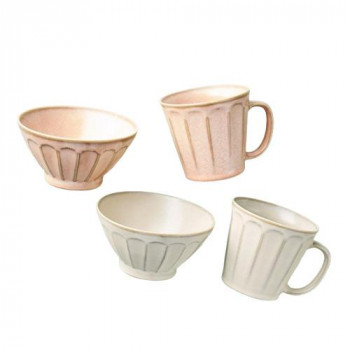 フルート マグ＆飯碗ペア FLT-4004AW 5259-242 【北海道・沖縄・離島配送不可】