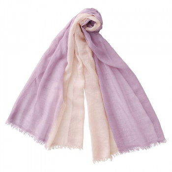 ケイズクリエーション オーガニックコットン キャメル混ストール(パープル) KSU08020PL 5369-043 【北海道・沖縄・離島配送不可】
