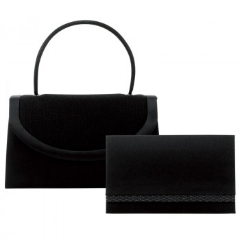 良品工房 日本製サテンフォーマルバッグ(袱紗付) B116-131 5470-555 【北海道・沖縄・離島配送不可】