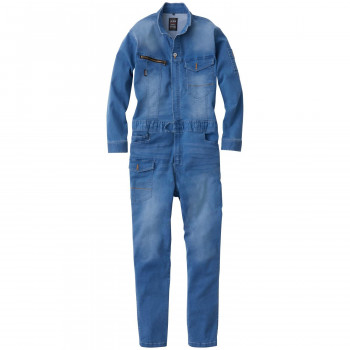 桑和 2082-20 ツナギ 3Lサイズ ライトインディゴ(556) N.BW 【北海道・沖縄・離島配送不可】