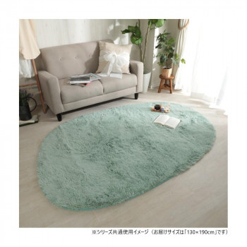 グラムスタイル シフォン 異形 LGN ミントグリーン 130x190cm 「GSCD307331」 【北海道・沖縄・離島配送不可】