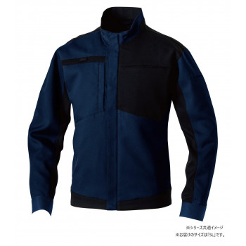 桑和 9522-00 長袖ブルゾン 5Lサイズ ネイビー(1) SOWA 【北海道・沖縄・離島配送不可】